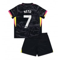 Chelsea Pedro Neto #7 Fotballklær Tredjedraktsett Barn 2024-25 Kortermet (+ korte bukser)